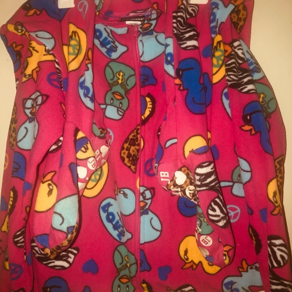 GUC Pink Multicolored Joeboxer onesie size X-Small - Picture 6 of 6